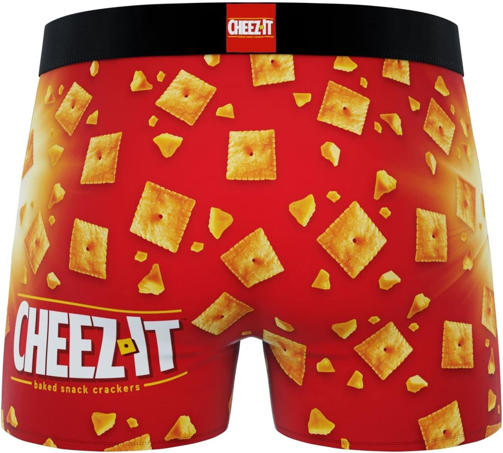 CRAZYBOXER Kellogg's Cheese-It Box Men's Boxer Briefs (Creative Packaging)