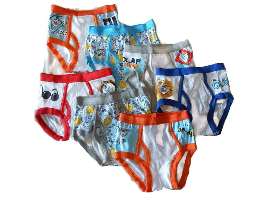 Disney Little Boys' Toddler Frozen Olaf 7-Pack Briefs