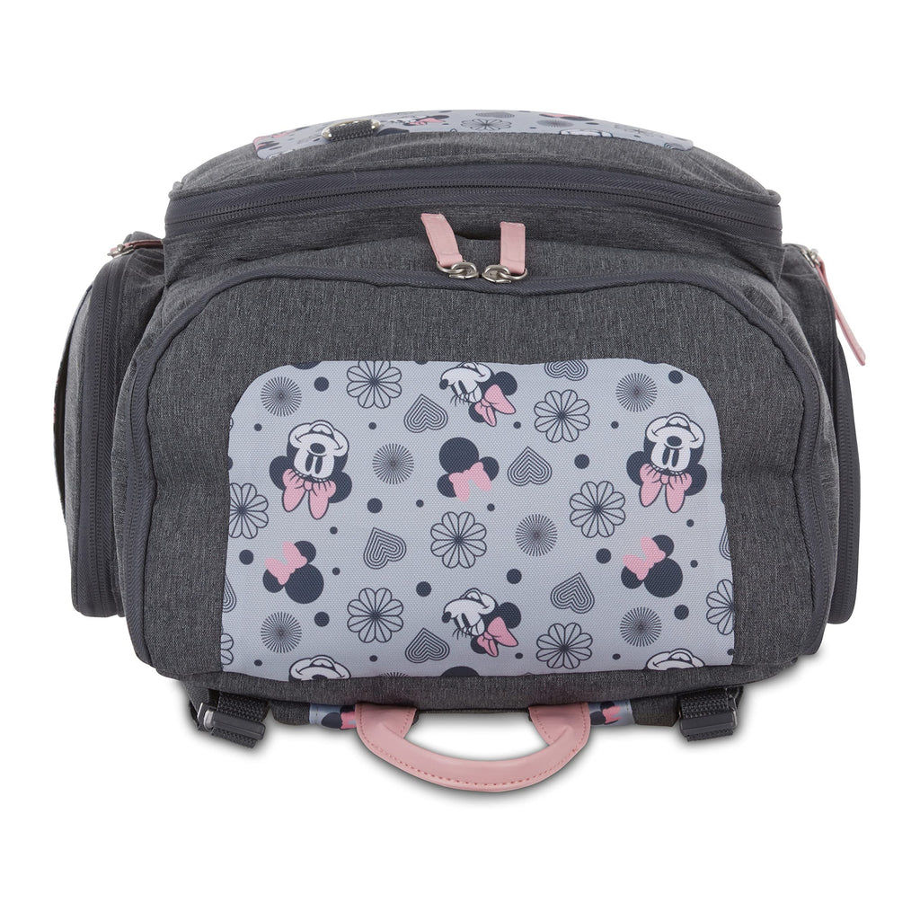 Cudlie Tote Diaper Bag and Changing Pad, Minnie Mouse Polka Dot Print Large