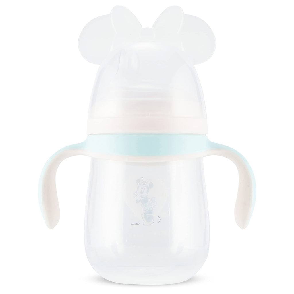 Disney Sippy Cups for Toddlers, Learner Sippy Cups for Kids with Pacifier, BPA-Free Trainer Cup with Handles, Leak-Proof Minnie Mouse and Mickey Mouse Sippy Cups, Perfect Unisex Gift for Children