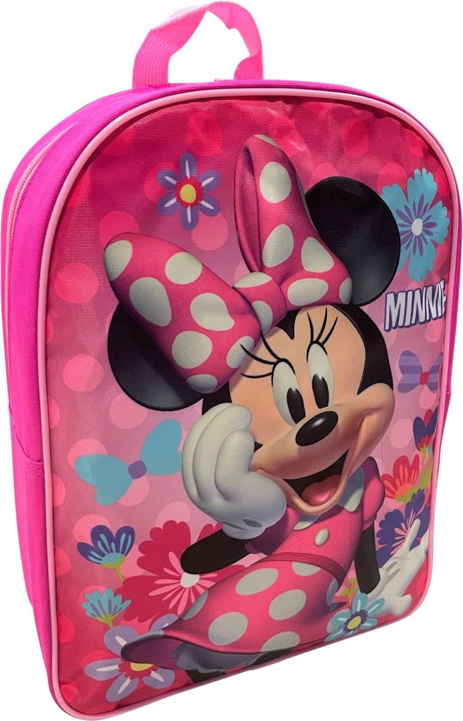 Ruz Minnie Mouse Kid's Licensed 15 Inch School Bag Backpack (Minnie Mouse 2)