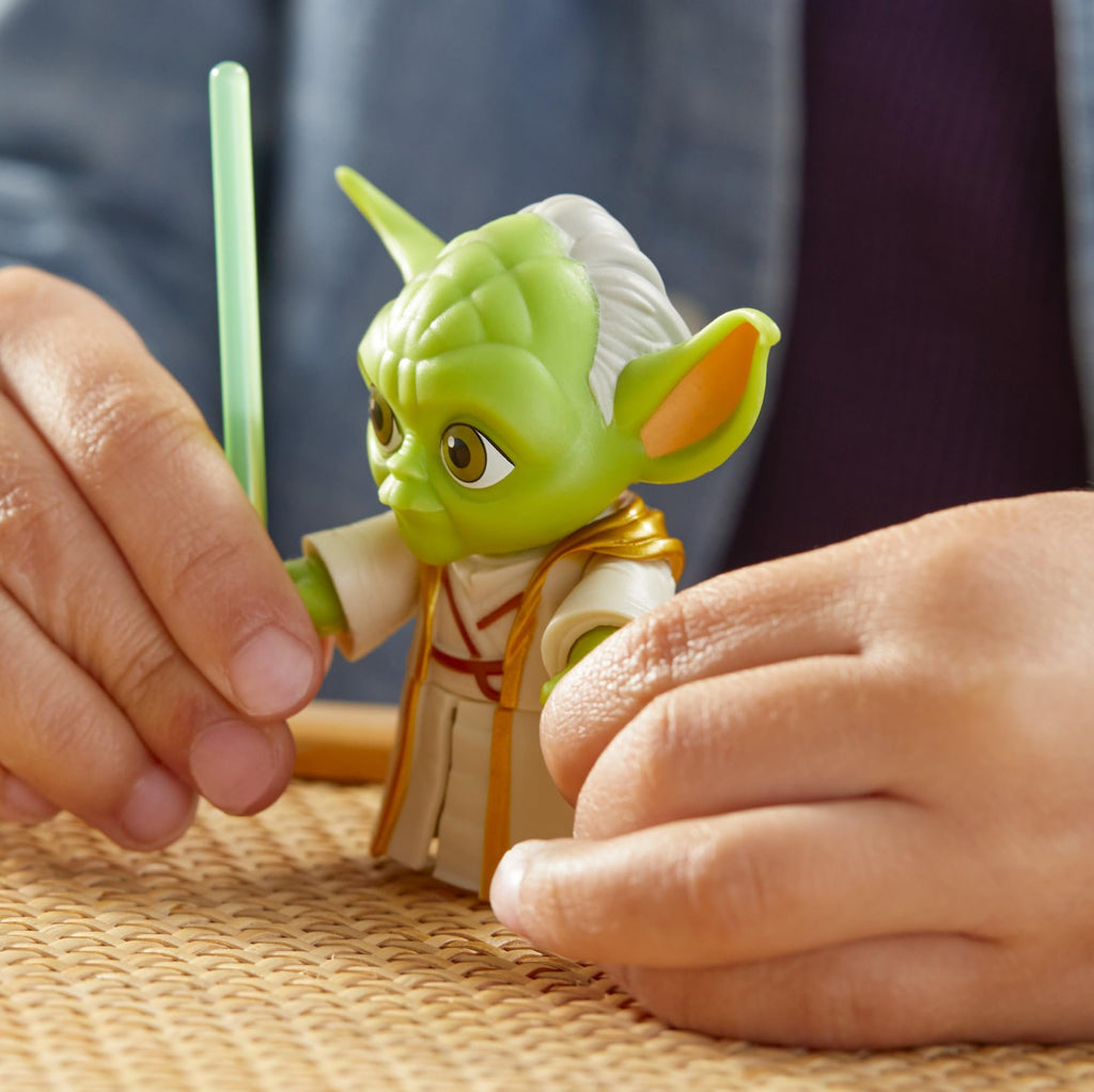 Star Wars: Young Jedi Adventures Yoda Action Figure, 3-Inch-Tall Toys, Preschool Toys for 3 Year Old Boys & Girls