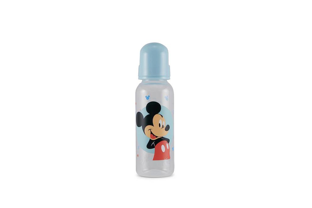 Baby Bottles 9 oz for Boys and Girls| 3 Pack of Disney "Mickey Mouse Pose" Infant Bottles for Newborns and All Babies | BPA-Free Plastic Baby Bottle for Baby Shower