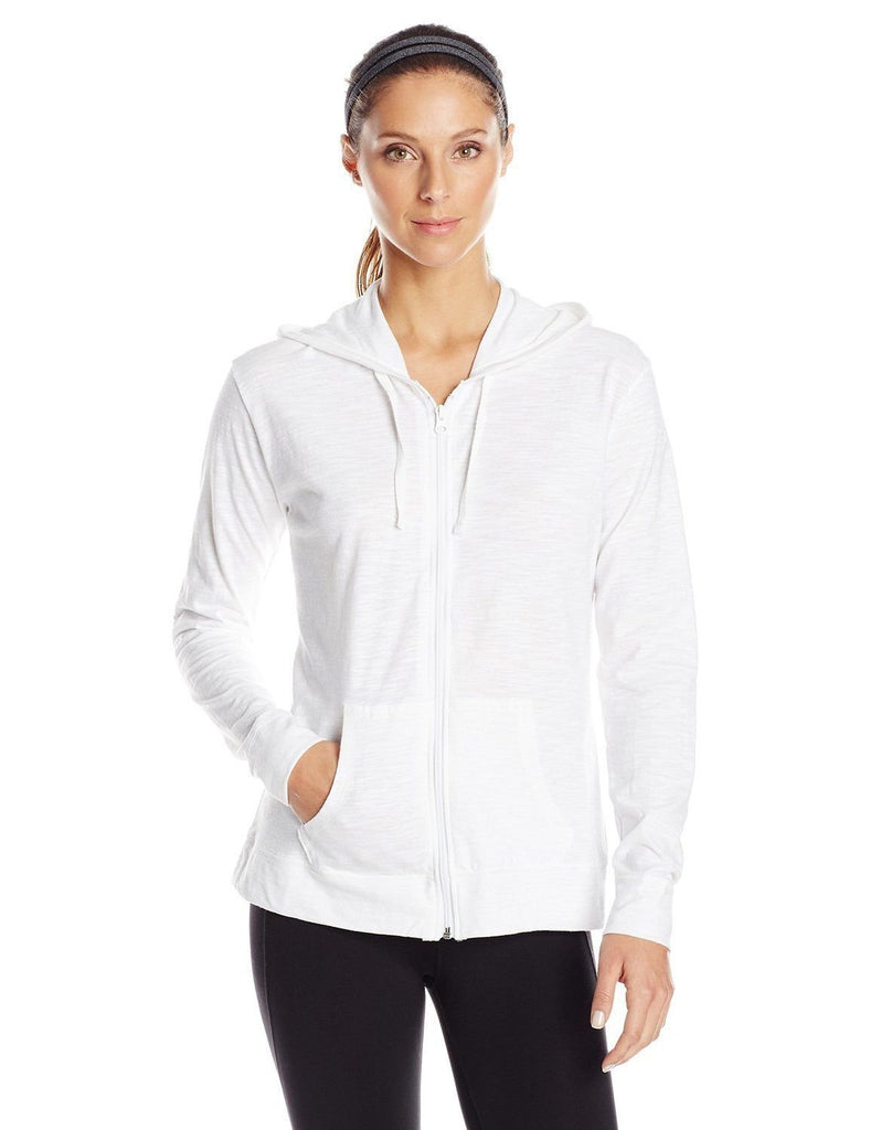 Hanes Women's Jersey Full Zip Hoodie