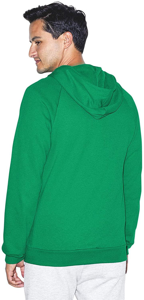 American Apparel Men's California Fleece Long Sleeve Zip Hoodie