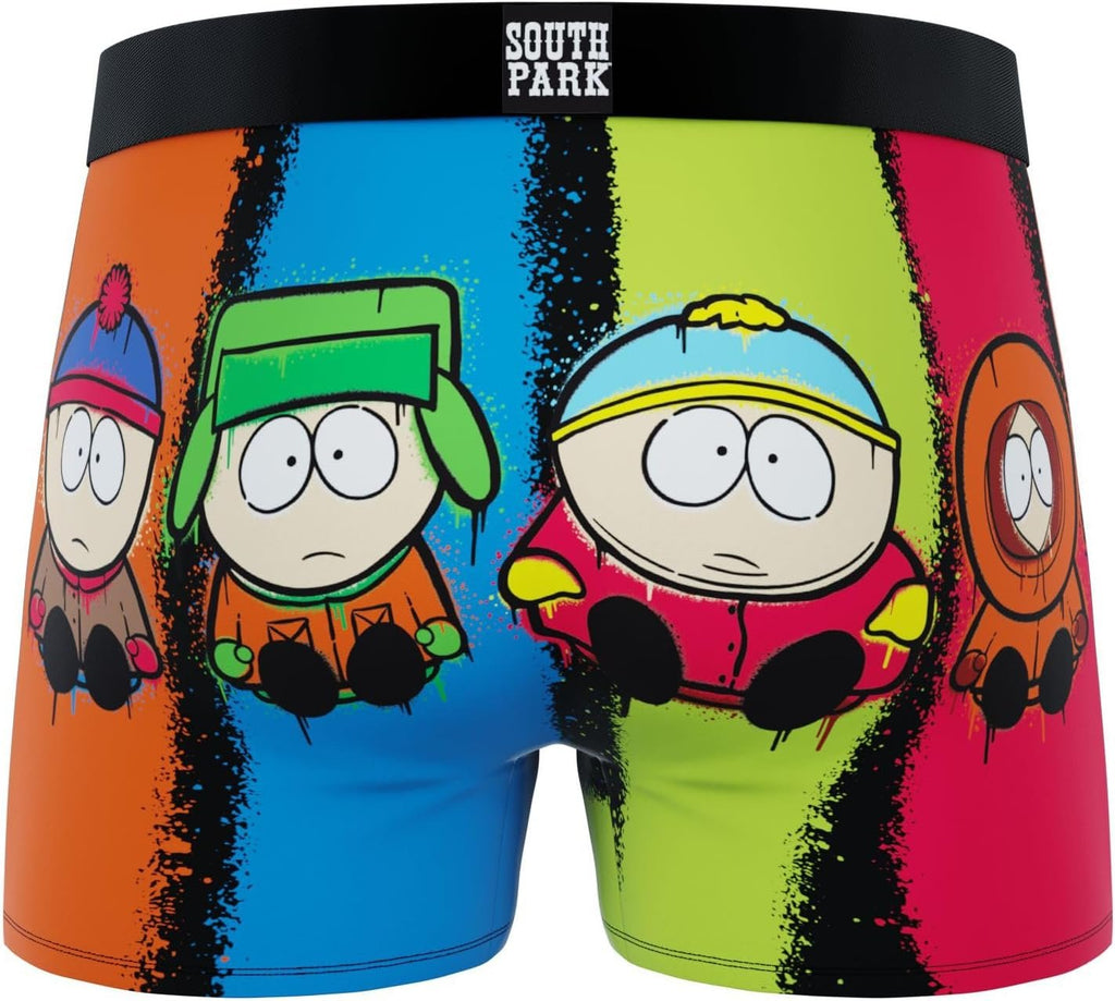 CRAZYBOXER Men's Underwear South Park Stretch Durable Boxer Brief Freedom of movement