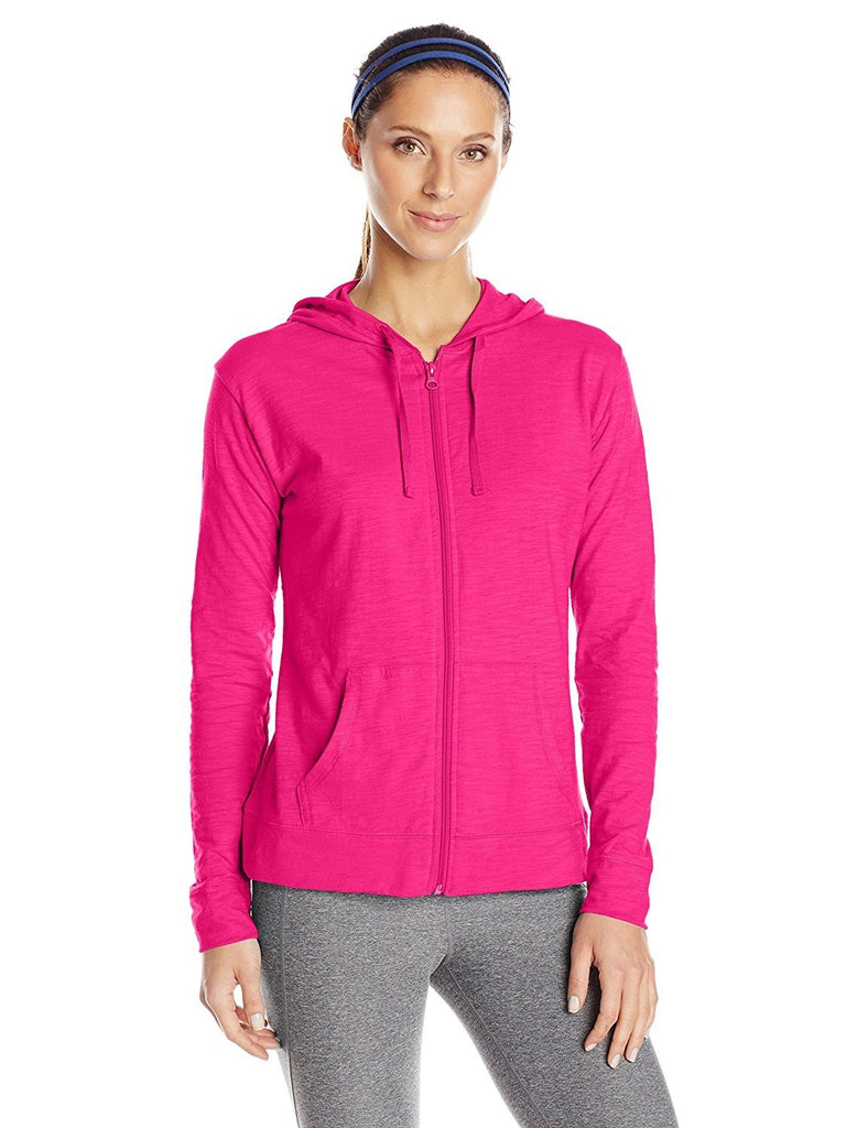 Hanes Women's Jersey Full Zip Hoodie