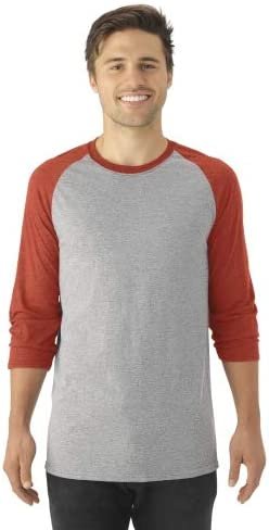 Jerzees Mens Dri-Power Active Triblend Baseball Raglan T-Shirt (601RR)