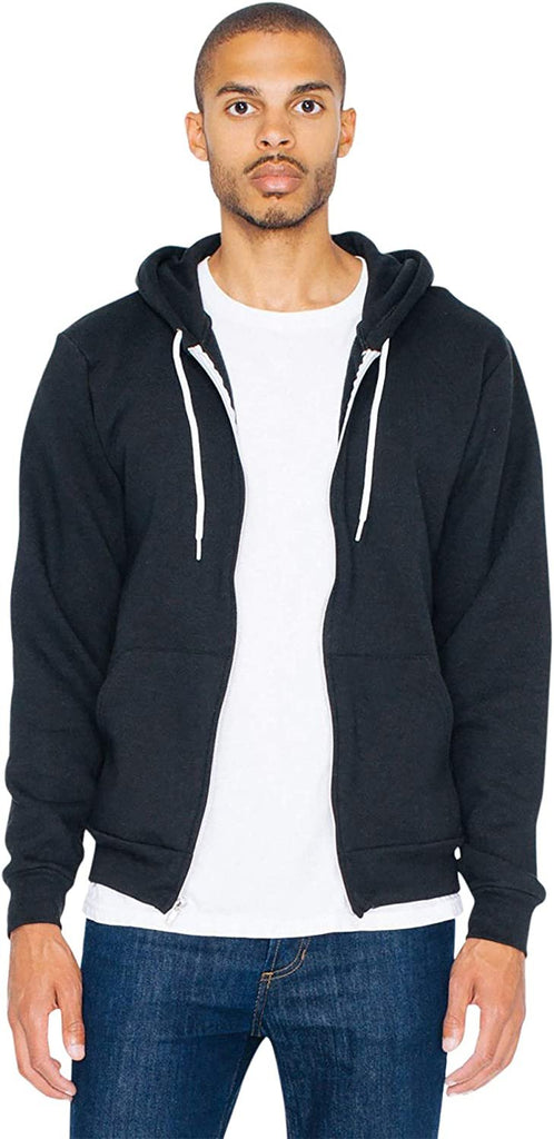 American Apparel Men's Flex Fleece Long Sleeve Zip Hoodie