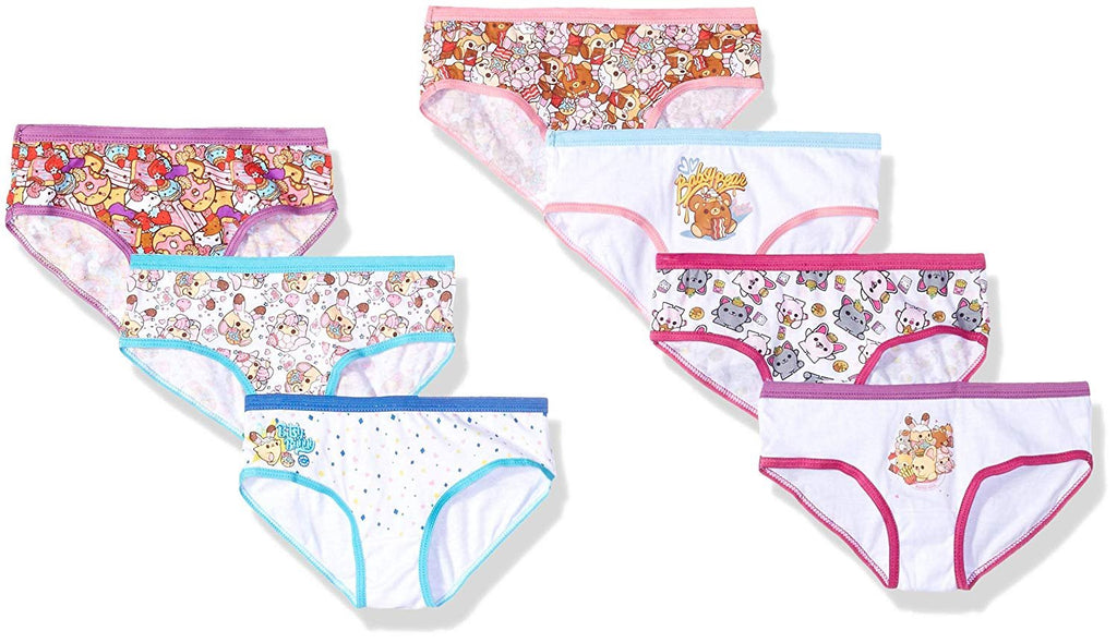 Handcraft Girls' Smooshy Mushy 7 Panties 5-Pack with Toy in Box