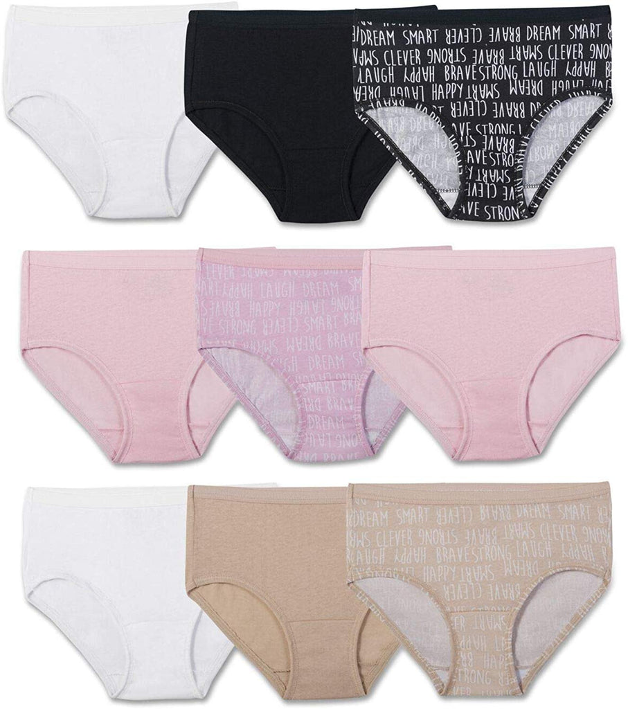 Fruit of the Loom Girls' Cotton Brief Underwear