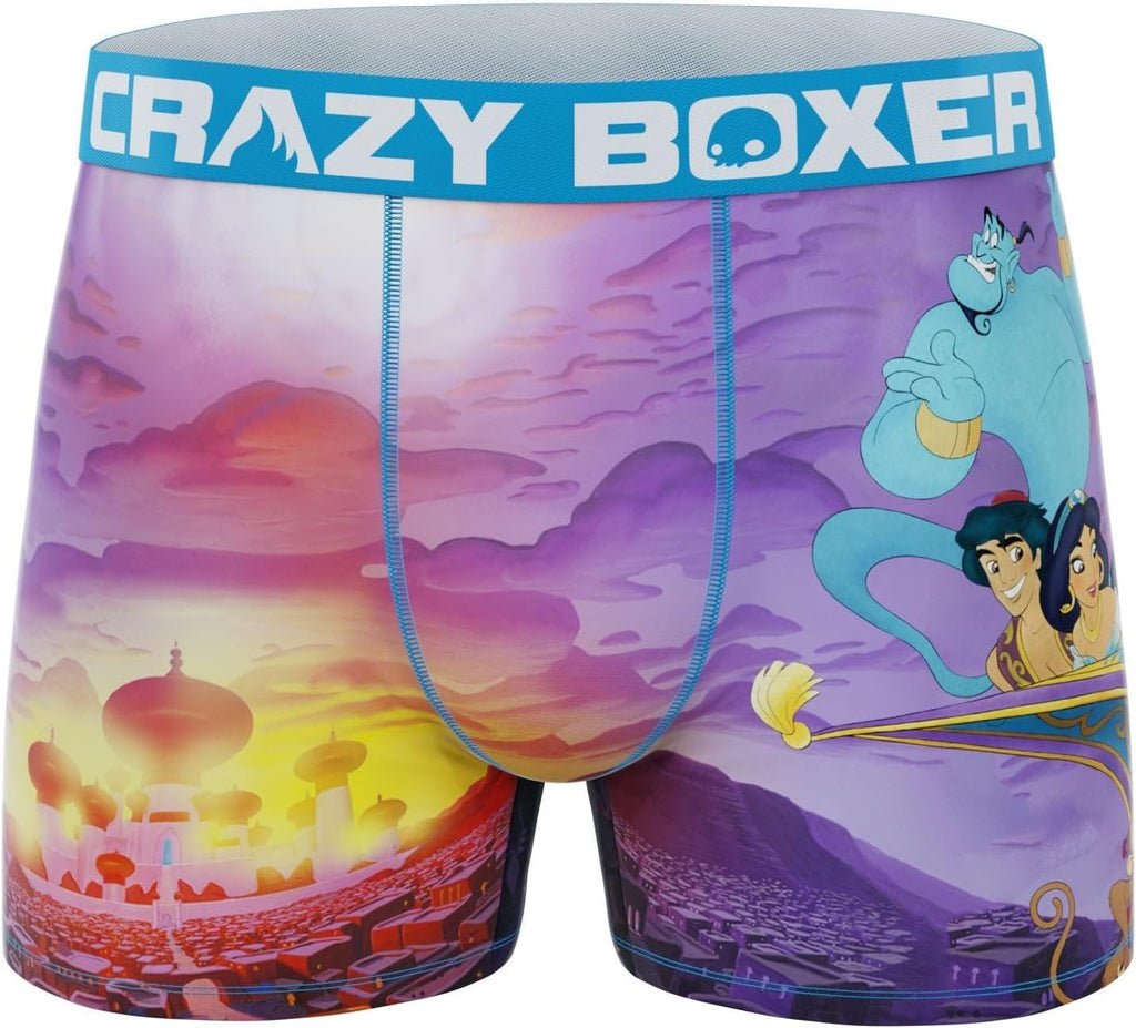 CRAZYBOXER Men's Underwear Disney Classic Resistant Non-slip waistband Boxer Brief Breathable