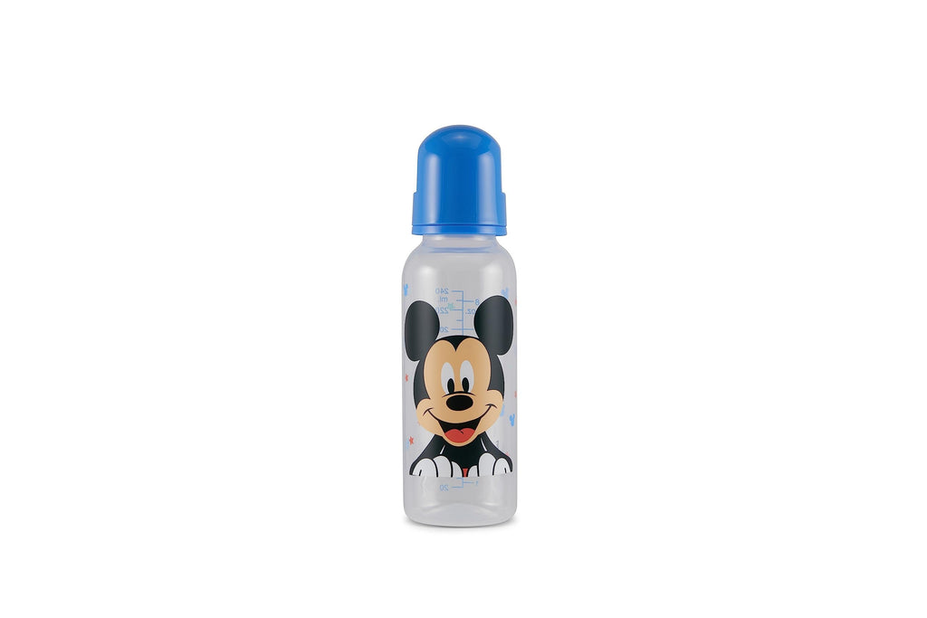 Baby Bottles 9 oz for Boys and Girls| 3 Pack of Disney "Mickey Mouse Pose" Infant Bottles for Newborns and All Babies | BPA-Free Plastic Baby Bottle for Baby Shower