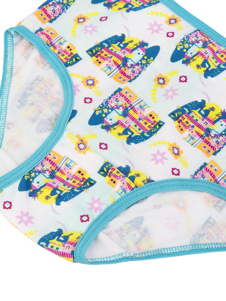 Girls' Disney Encanto 6-Pack Panties 100% Cotton Sizes 2T 3T 4T Mirabel Stretch