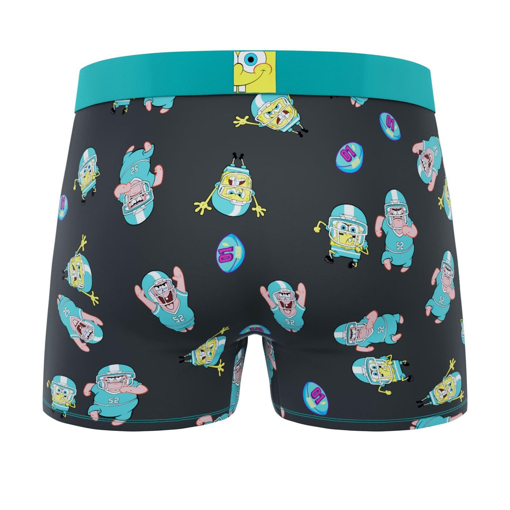 CRAZYBOXER Men's Underwear Spongebob Squarepants Original Resistant Boxer Brief Soft