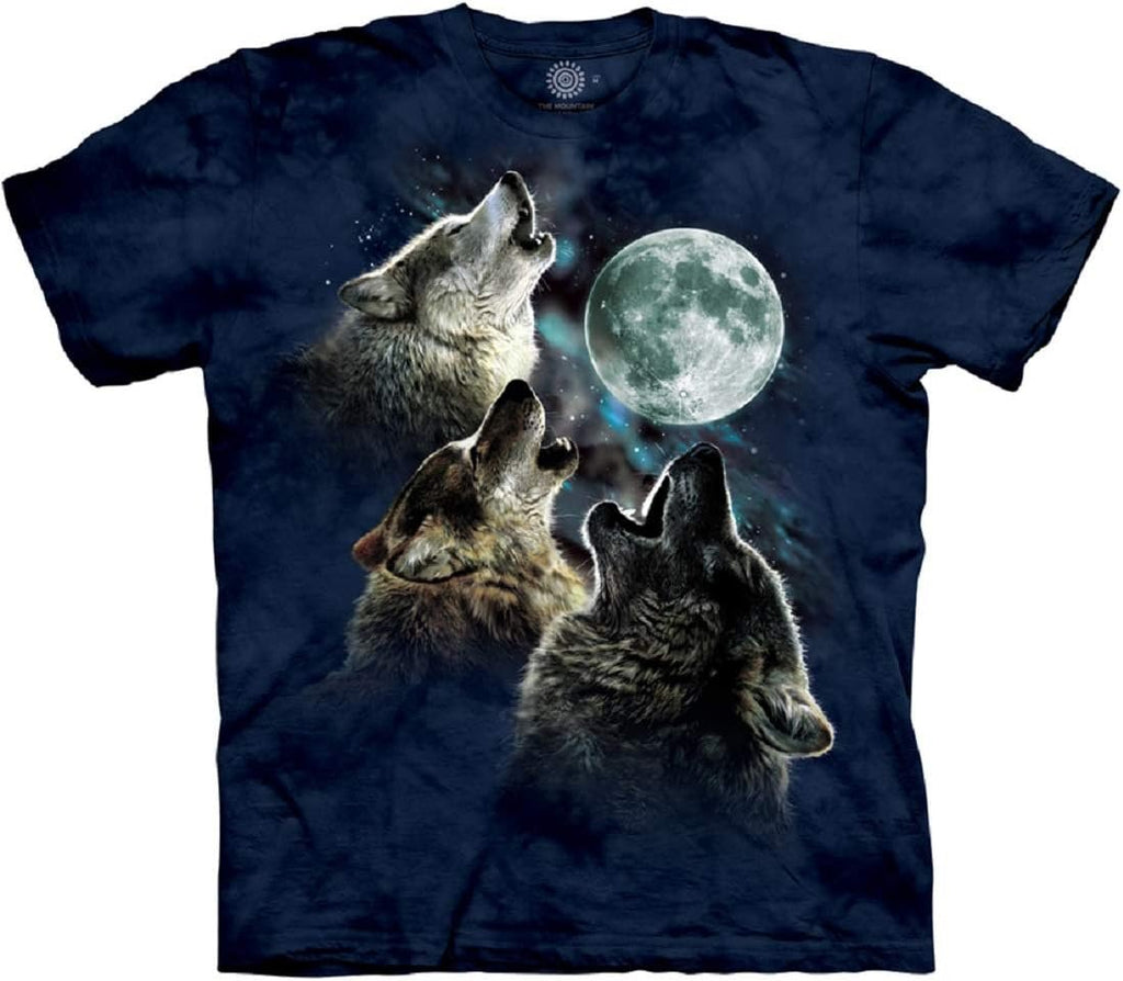 The Mountain Men's Three Wolf Moon Short Sleeve Tee