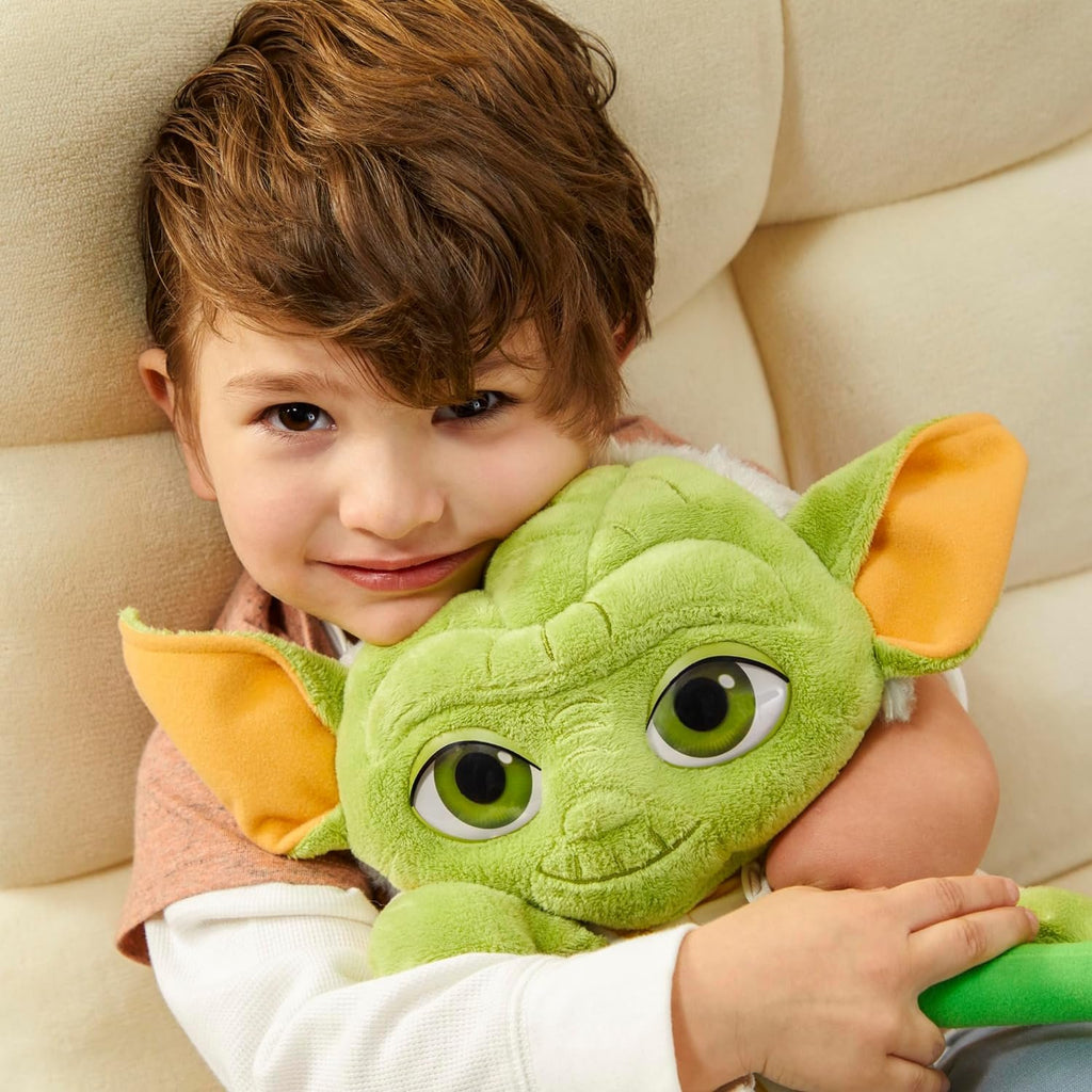 Star Wars: Young Jedi Adventures Master Yoda Plush, Plush, Toys, Preschool Toys for 3 Year Old Boys & Girls