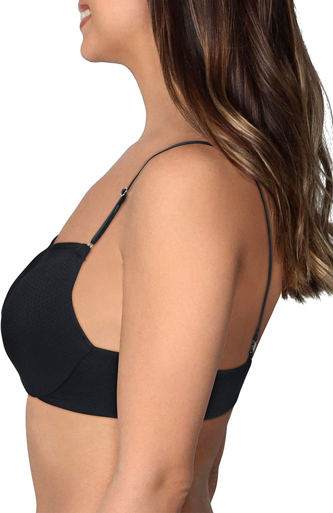 Fruit of the Loom Women's Breathable Cami Bra with Convertible Straps