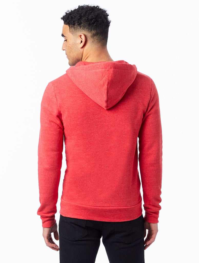 Alternative Apparel All Gender Hoodie Adult's Rocky Eco-Fleece Zip Sweatshirt