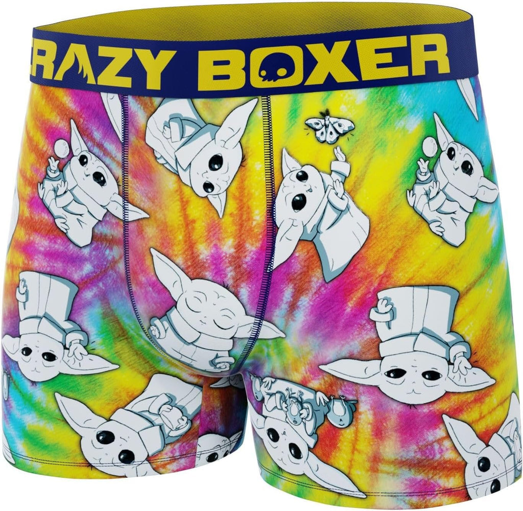 CRAZYBOXER Men's Underwear The Mandalorian Breathable Original Boxer Brief Soft