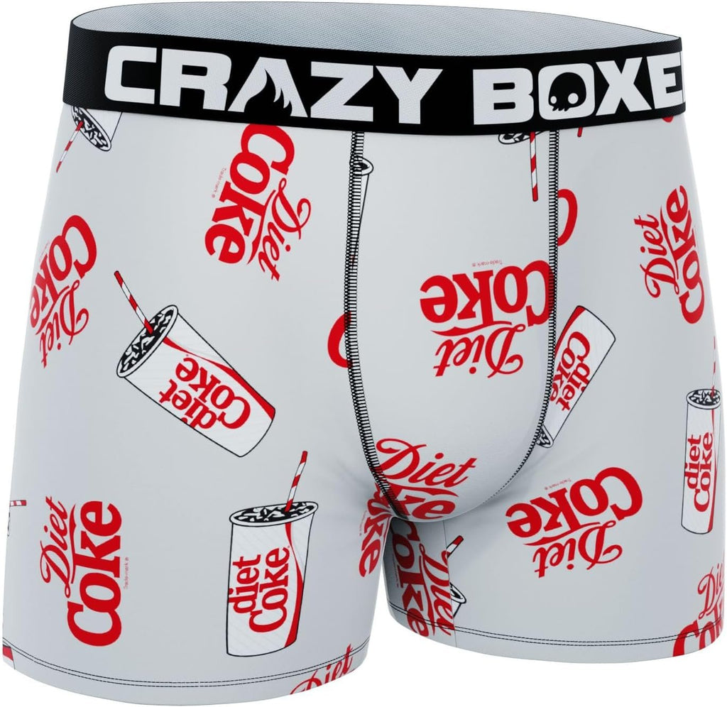 CRAZYBOXER Men's Underwear Coca Cola Stretch Breathable Boxer Brief Anti-irritation