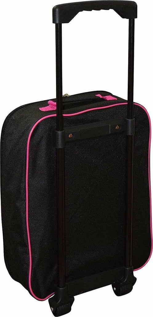 Ruz Jojo Siwa 15" Collapsible Wheeled Pilot Case - Rolling Luggage Carry-On Dance Girls