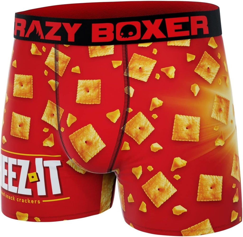 CRAZYBOXER Kellogg's Cheese-It Box Men's Boxer Briefs (Creative Packaging)