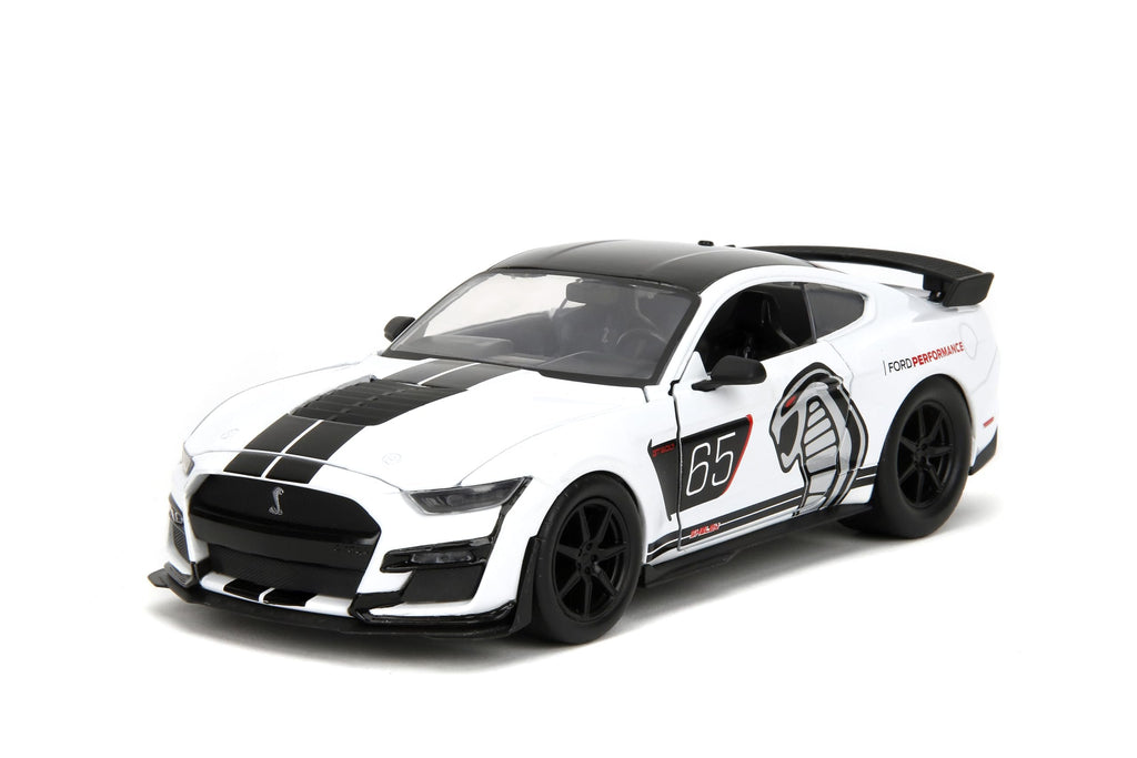 Bigtime Muscle 1:24 2020 Ford Mustang Shelby GT500 Die-Cast Car, Toys for Kids and Adults(White)