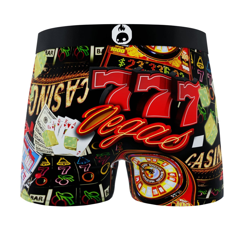 CRAZYBOXER Casino in Vegas Men's Boxer Briefs (2 Pack)