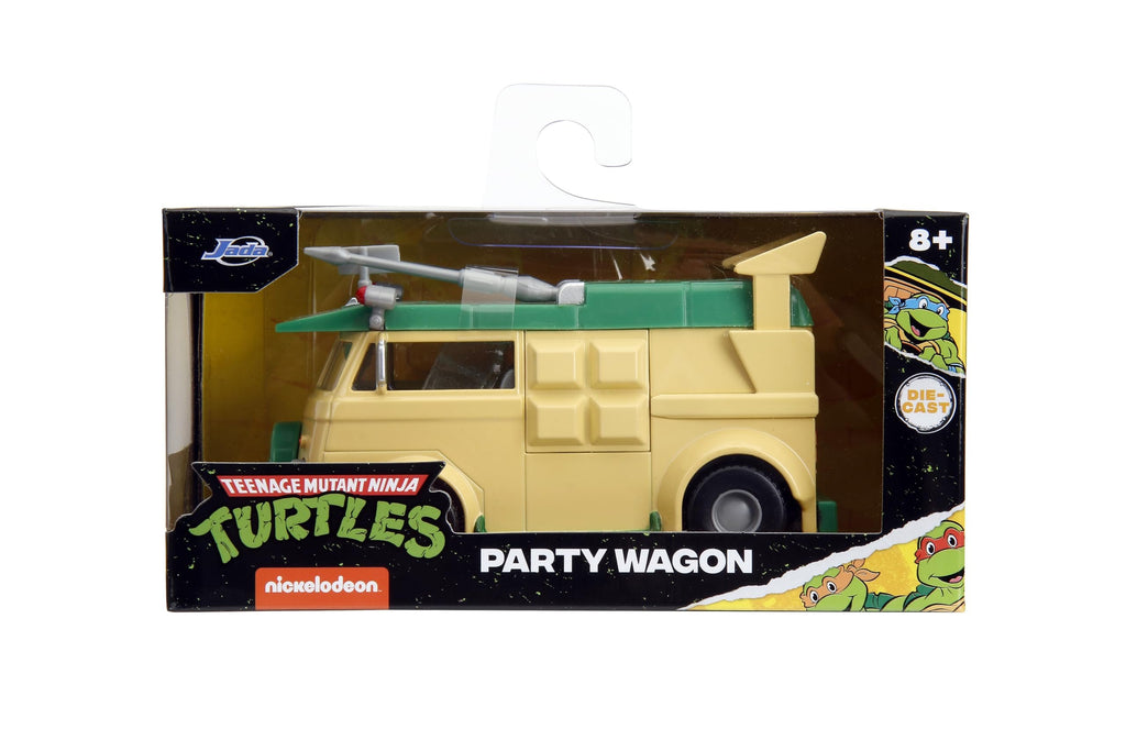 Teenage Mutant Ninja Turtles 1:32 Party Wagon Die-Cast Car, Toys for Kids and Adults