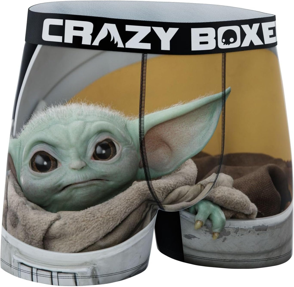 CRAZYBOXER Men's Underwear Mandalorian Gift Box Stretch Breathable Boxer Brief Anti-irritation