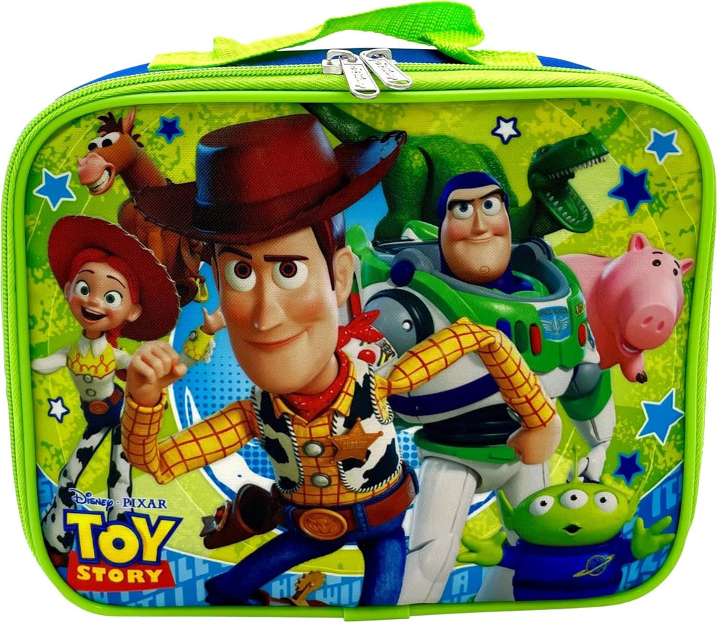 Disney/Marvel Licensed Kids Insulated Lunch Box (Cars- Red)