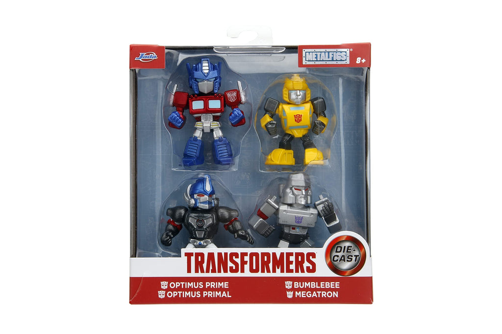 Transformers 2.5" 4-Pack Collectible Die-Cast Figure, Toys for Kids and Adults