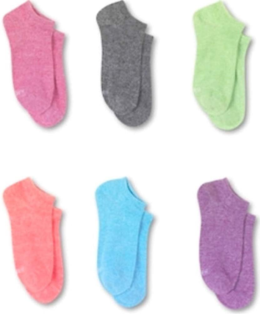 Hanes Women's No Show Socks Shoe Size 5-9