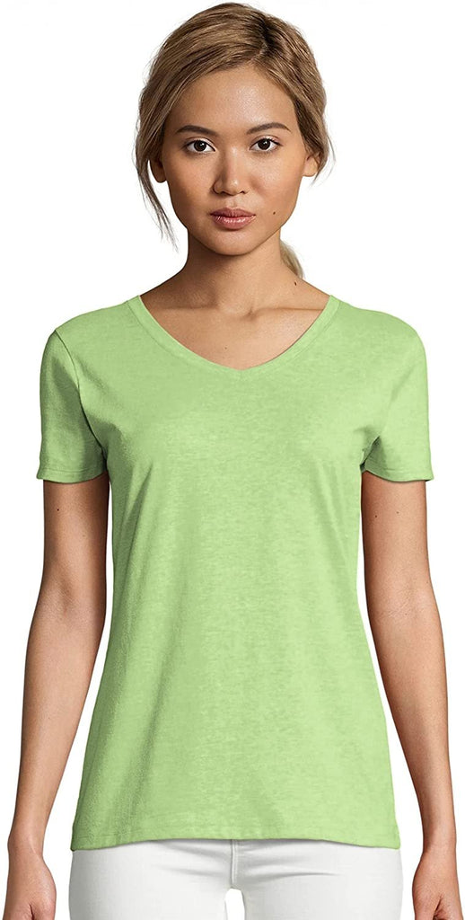 Hanes Women's X-Temp V-Neck T-Shirt (42V0)