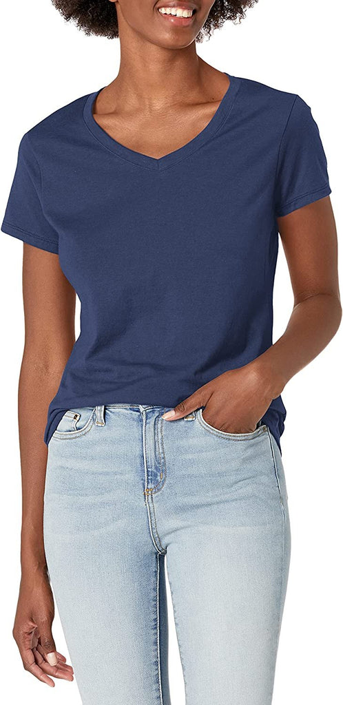 Hanes Women's X-Temp V-Neck T-Shirt (42V0)