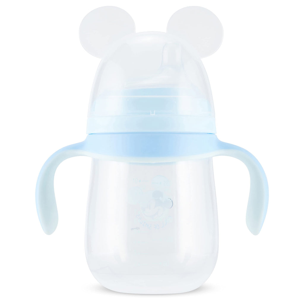 Disney Sippy Cups for Toddlers, Learner Sippy Cups for Kids with Pacifier, BPA-Free Trainer Cup with Handles, Leak-Proof Minnie Mouse and Mickey Mouse Sippy Cups, Perfect Unisex Gift for Children