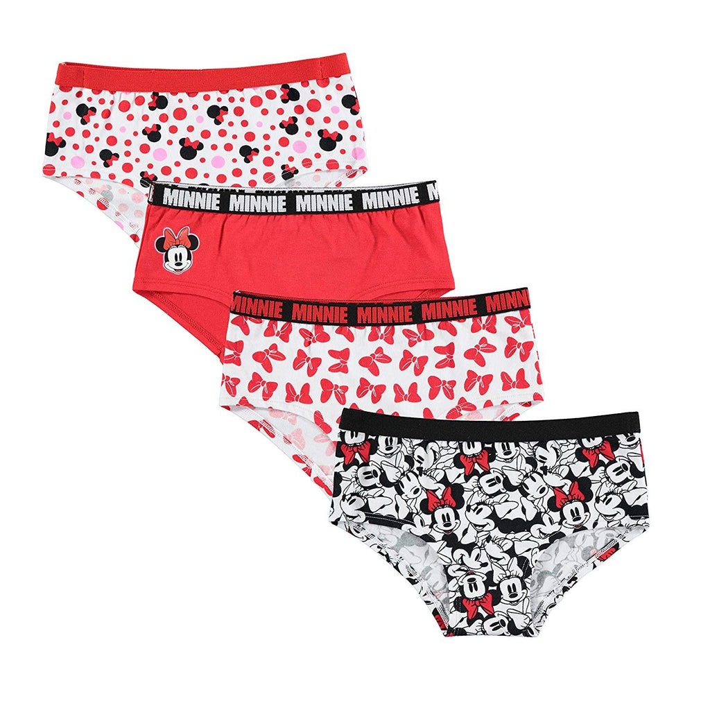 Disney Girls' Big Minnie 4pk Supersoft Reactive Print Panties