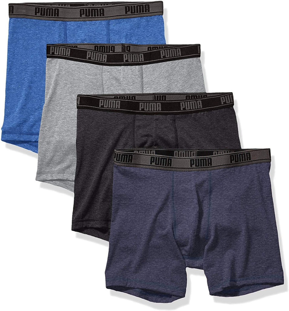 PUMA Men's 4 Pack Tech Boxer Brief