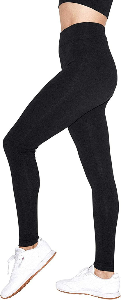 American Apparel Women's Cotton Spandex Jersey High-Waist Leggings