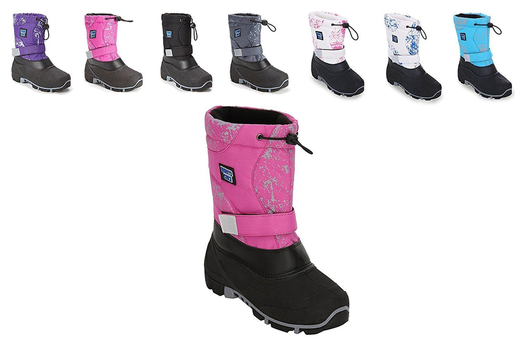 Unisex Waterproof Snow Boots Insulate - Cold Weather Snow Boot (Toddler/Little Kid/Big Kid) Boys Girls Many Colors