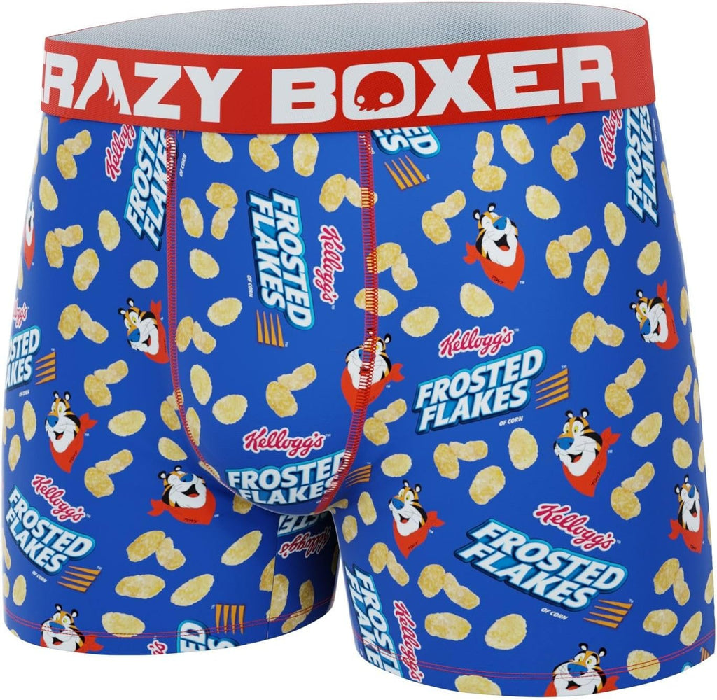 CRAZYBOXER Men's Underwear Kelloggs Stretch Comfortable Boxer Brief Lightweight