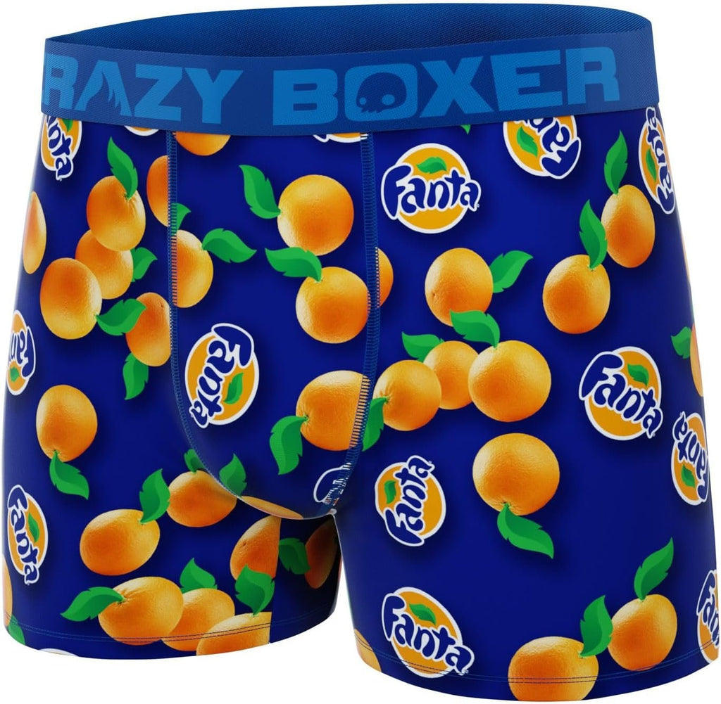 CRAZYBOXER Men's Underwear Fanta Oranges Stretch Breathable Boxer Brief Anti-irritation