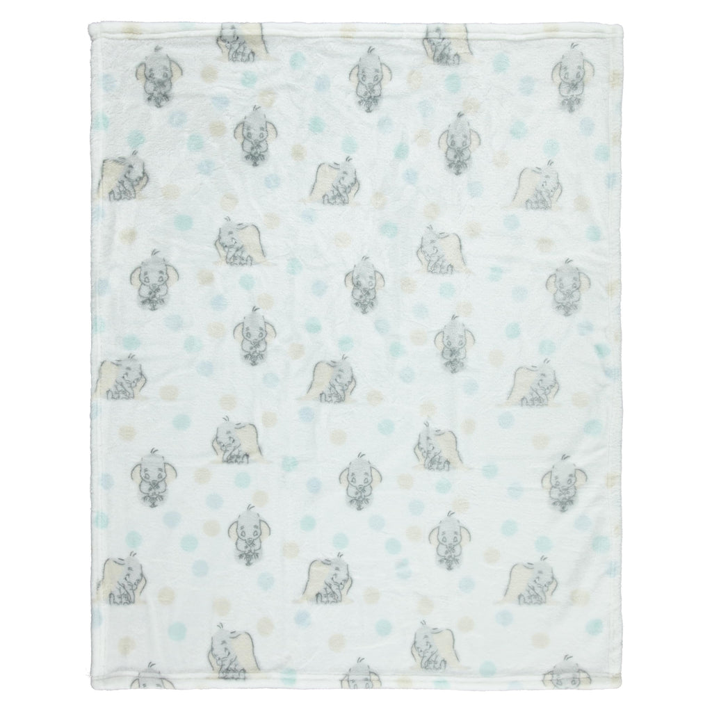 Disney Characters Flannel Fleece Baby Blanket - Soft & Cozy 30x40 Inches, Featuring Mickey Mouse, Minnie Mouse, Winnie The Pooh, and Dumbo