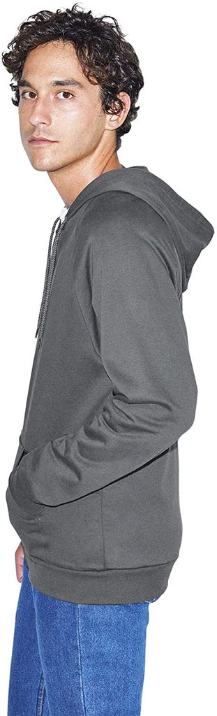 American Apparel Men's California Fleece Long Sleeve Zip Hoodie