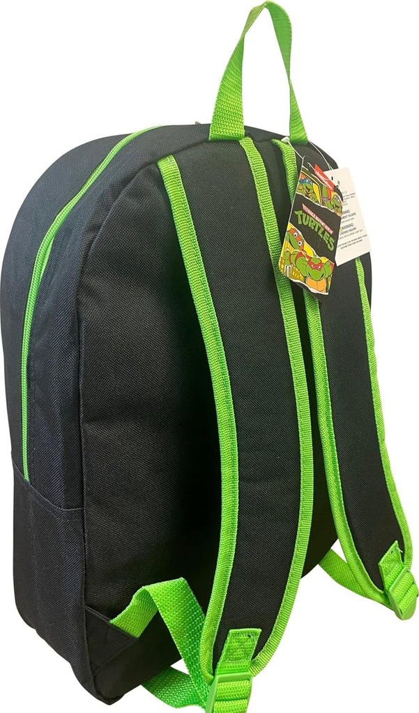 Ruz Kid's Licensed 15 Inch School Bag Backpack (Ninja Turtles)