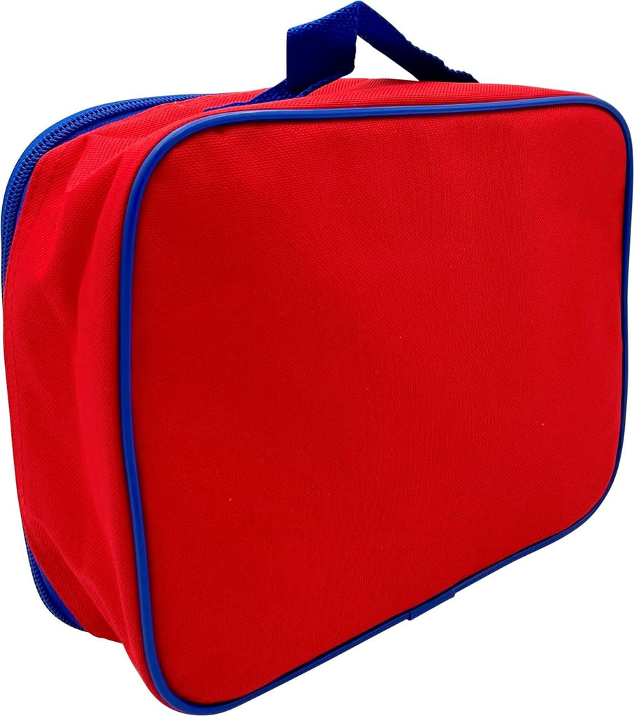 Disney/Marvel Licensed Kids Insulated Lunch Box (Cars- Red)