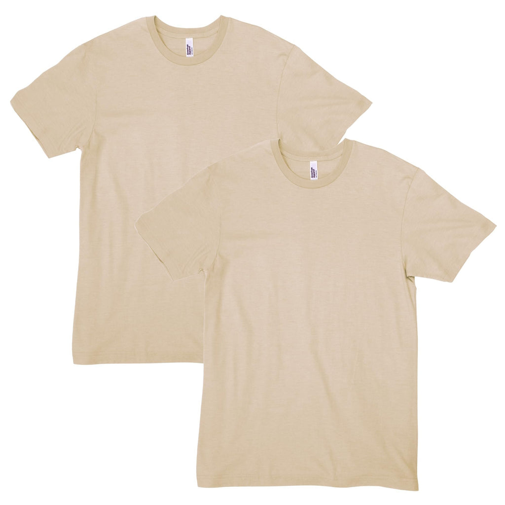 American Apparel Unisex CVC T-Shirt, Style G2001CVC, 2-Pack