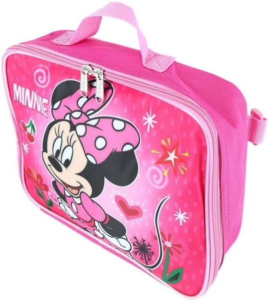 Disney Minnie Mouse Kid's 16 Inch Backpack With Removable Lunch Box Set School