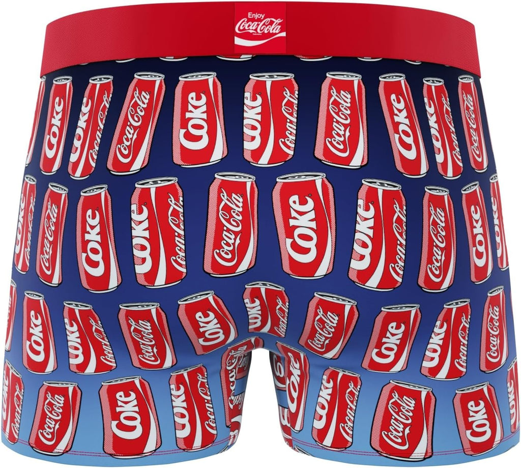 CRAZYBOXER Men's Underwear Coca Cola Stretch Breathable Boxer Brief Anti-irritation